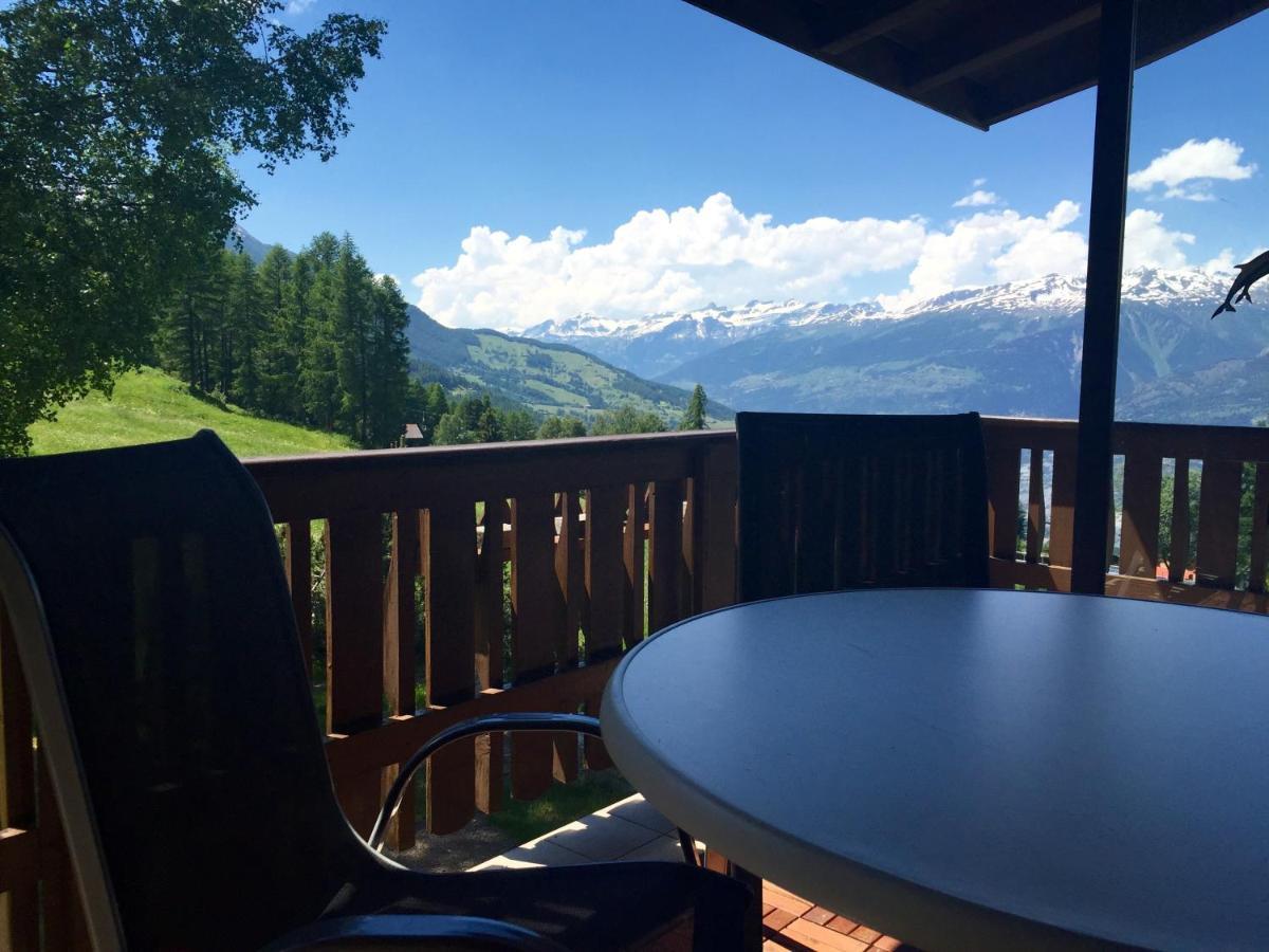 Ferienwohnung Im Chalet Firn - Og Bürchen Dış mekan fotoğraf