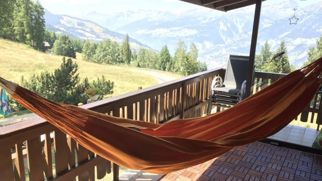 Ferienwohnung Im Chalet Firn - Og Bürchen Dış mekan fotoğraf