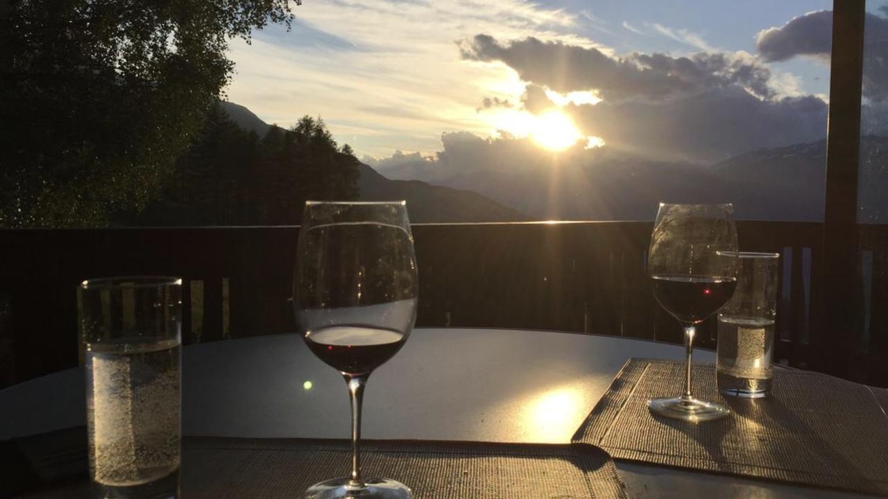 Ferienwohnung Im Chalet Firn - Og Bürchen Dış mekan fotoğraf