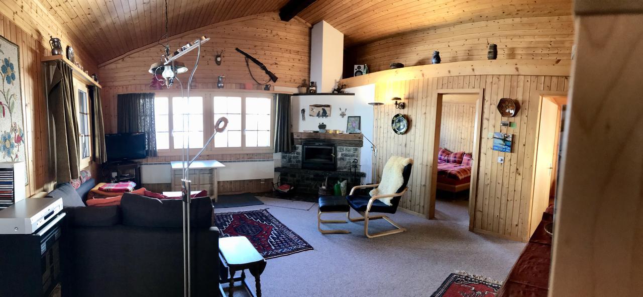 Ferienwohnung Im Chalet Firn - Og Bürchen Dış mekan fotoğraf