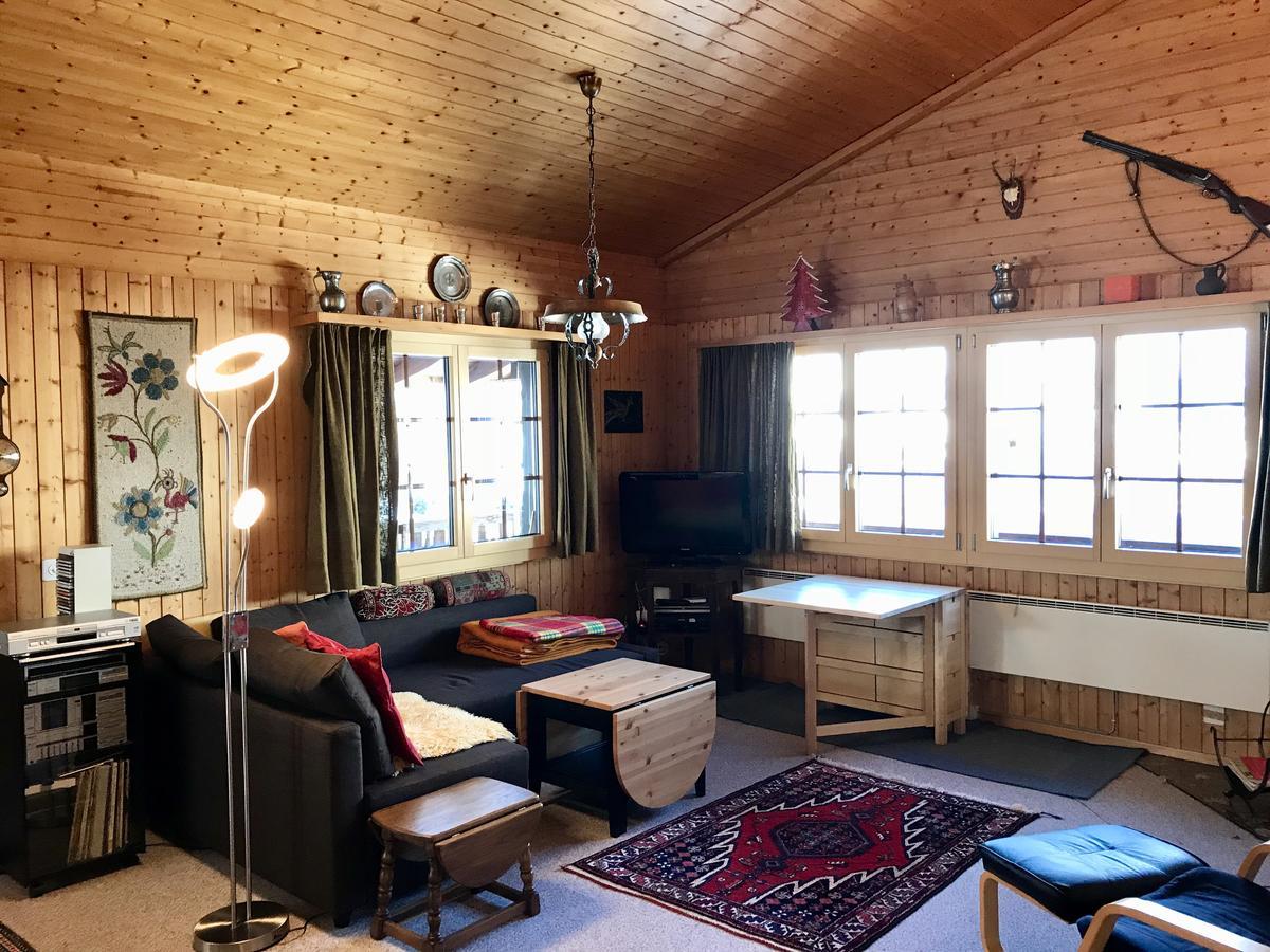 Ferienwohnung Im Chalet Firn - Og Bürchen Dış mekan fotoğraf