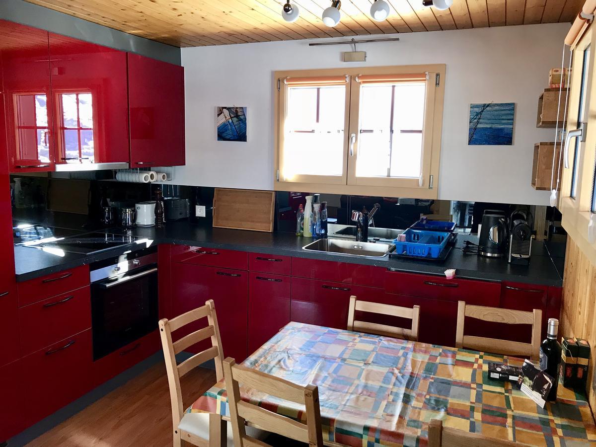 Ferienwohnung Im Chalet Firn - Og Bürchen Dış mekan fotoğraf