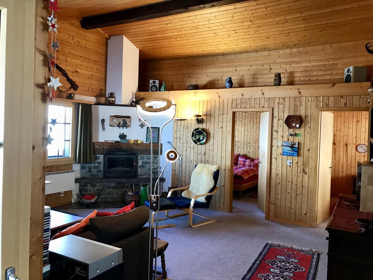 Ferienwohnung Im Chalet Firn - Og Bürchen Dış mekan fotoğraf